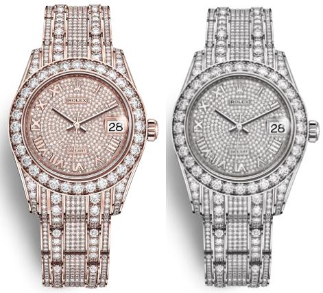 fake diamond watches